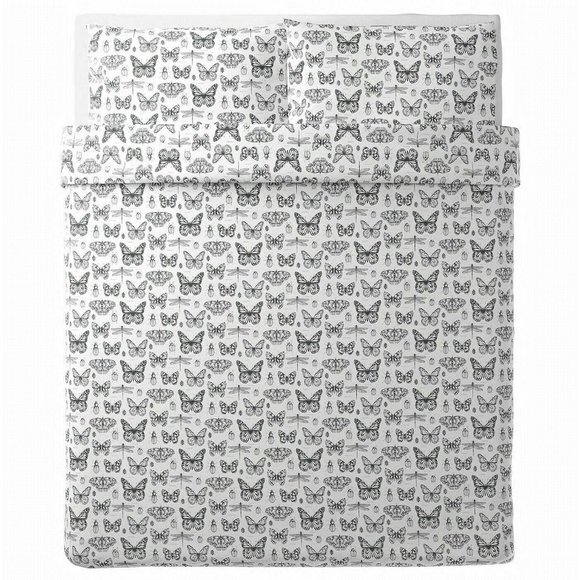 Sommarmalva  FULL/QUEEN Butterfly Duvet Cover - Picture 7 of 7